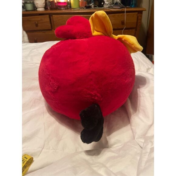 Angry Birds Red Girl Bird Deluxe Stuffed Plush Toy Doll Ball - Picture 14 of 16